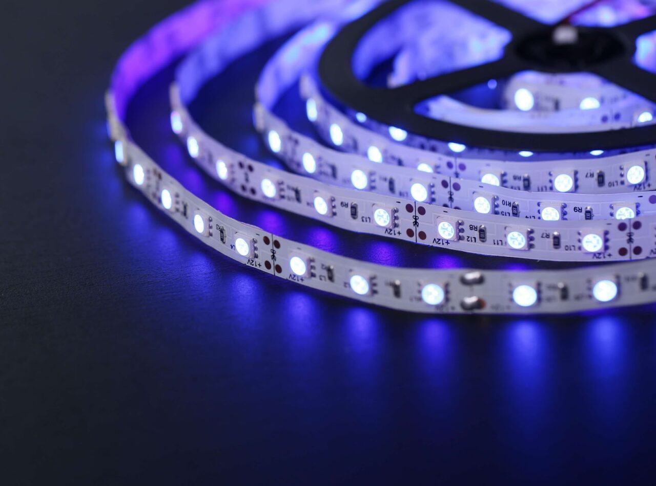 Blue LED strip